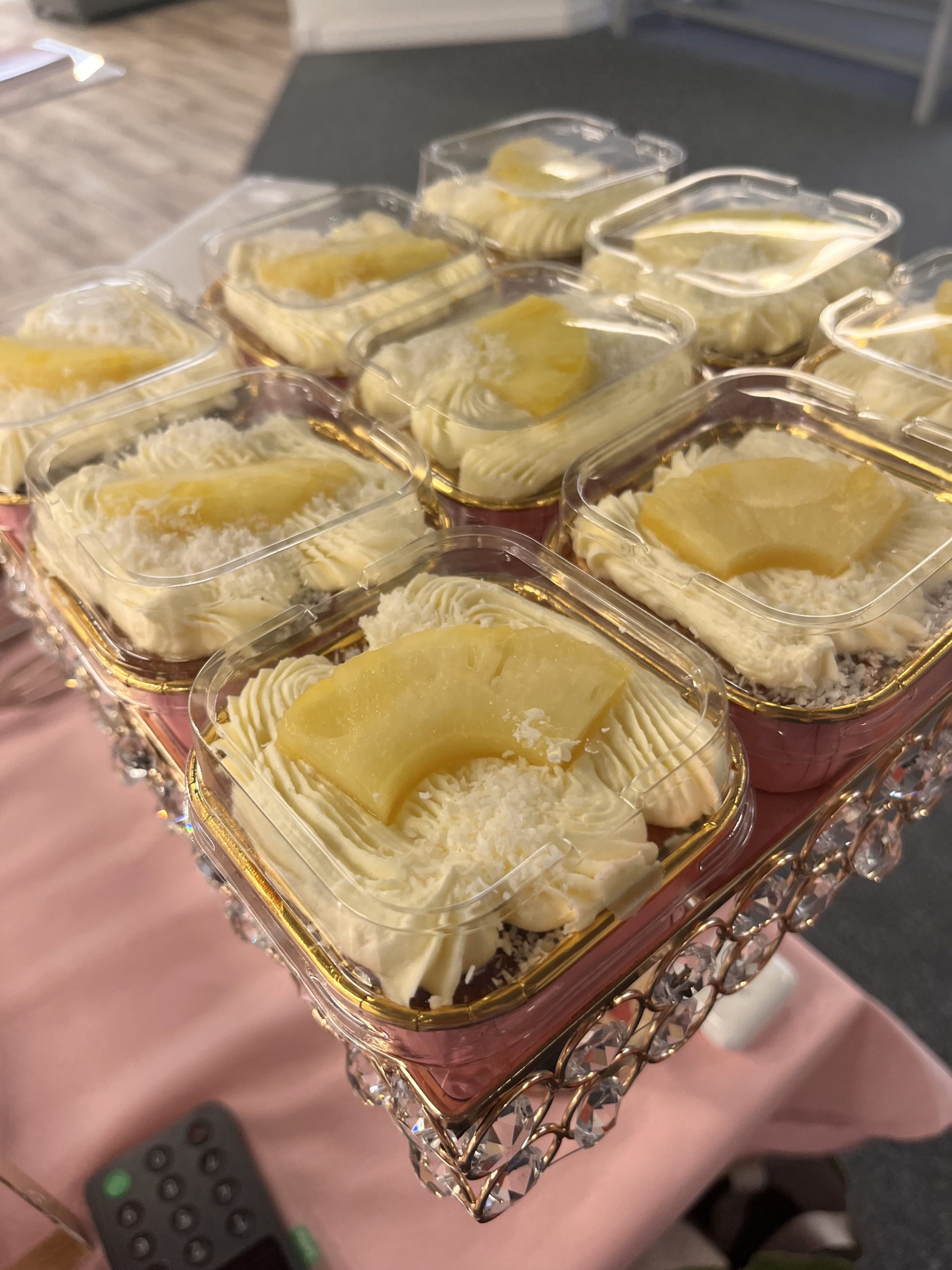 Tropical pina colada cake